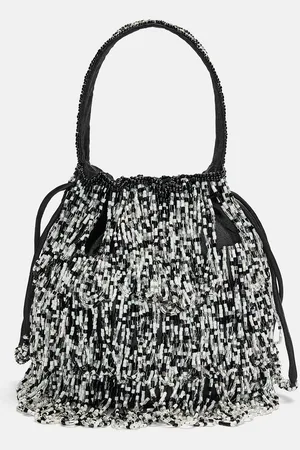 Pull&Bear Beaded Bucket Bag