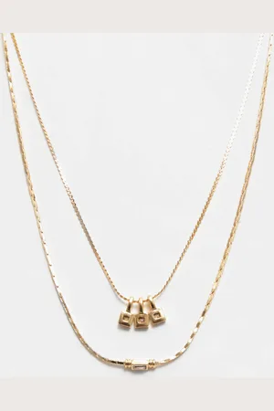 Pull&Bear 2-Pack Of Shiny Necklaces