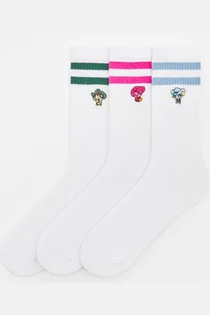 Pull&Bear Pack Of 3 Pairs Of Las Supernenas Socks