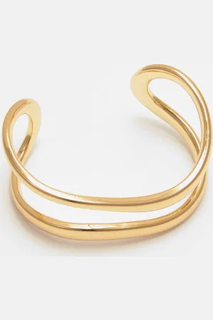 Pull&Bear Metallic Double Arm Cuff