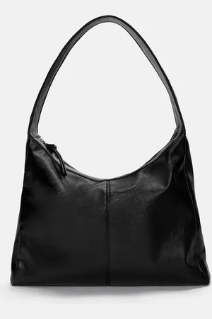 Pull&Bear Faux Leather Shopper Bag