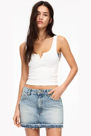 Pull&Bear Denim Mini Skirt