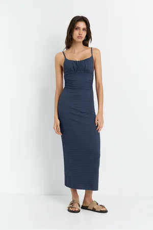 Pull&Bear Rustic Midi Dress