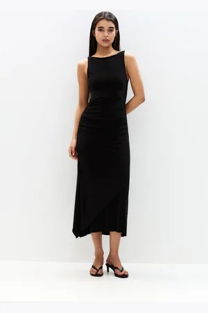 Pull&Bear Sleeveless Midi Dress