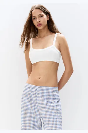 Pull&Bear Strappy Top With Logo