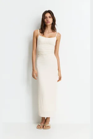 Pull&Bear Rustic Midi Dress