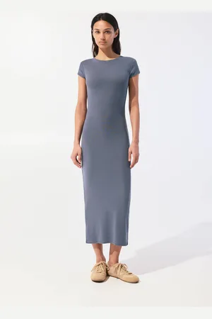 Pull&Bear Fitted Midi Dress