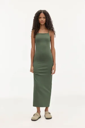 Pull&Bear Strappy Midi Dress