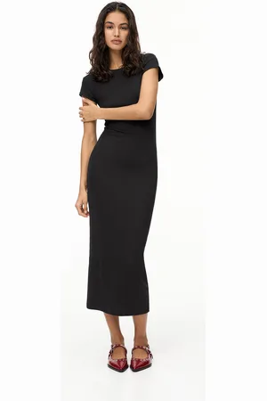 Pull&Bear Fitted Midi Dress