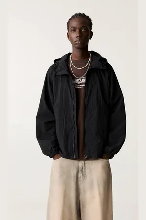 Pull&Bear Lightweight Colour Block Raincoat