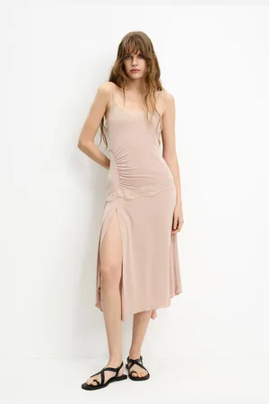 Pull&Bear Midi Slip Dress