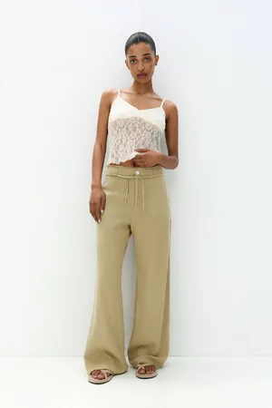 Pull&Bear Rustic Frayed Trousers