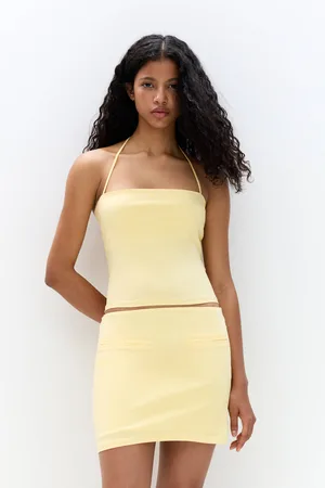 Pull&Bear Top With A Straight Neckline
