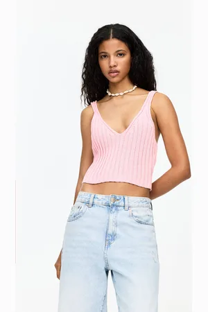 Pull&Bear Crochet Top With Straps
