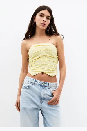 Pull&Bear Strapless Corsetry-Inspired Top