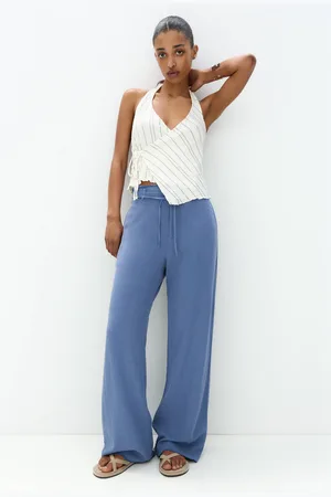 Pull&Bear Rustic Frayed Trousers