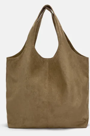 Pull&Bear Faux Suede Shopper Bag