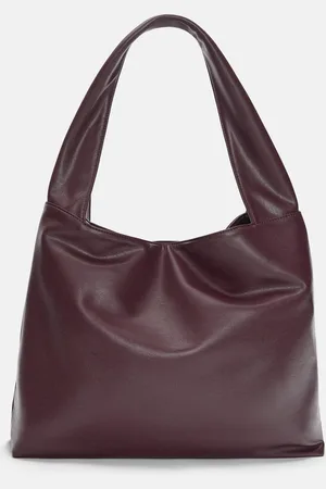 Pull&Bear Faux Leather Shopper Bag