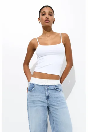 Pull&Bear Strappy Polyamide Top