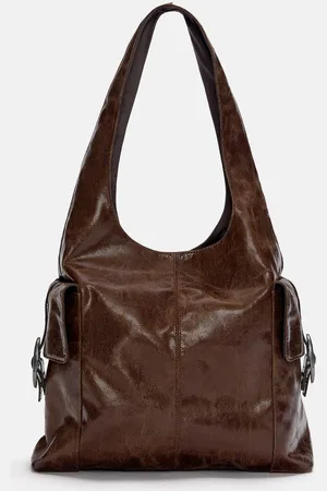 Pull&Bear Shopper Bag With Buckles