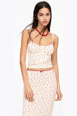 Pull&Bear Floral Camisole Top