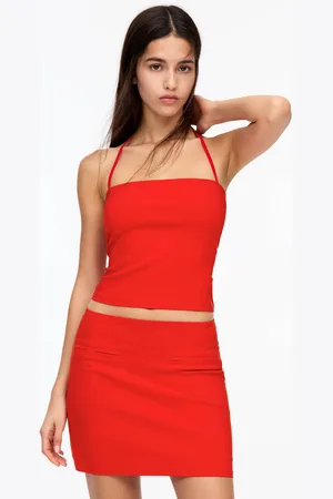 Pull&Bear Top With A Straight Neckline