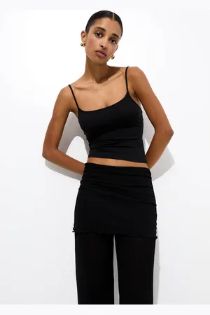 Pull&Bear Strappy Polyamide Top