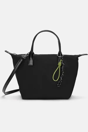Pull&Bear Embellished Nylon Mini Shopper Bag