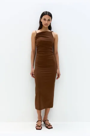 Pull&Bear Asymmetric Midi Dress