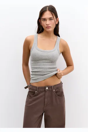 Pull&Bear Ribbed Tank Top