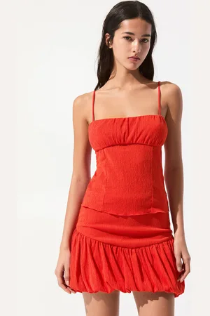 Pull&Bear Corsetry-Inspired Top With Thin Straps