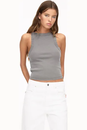 Pull&Bear Halter Tank Top With Trims