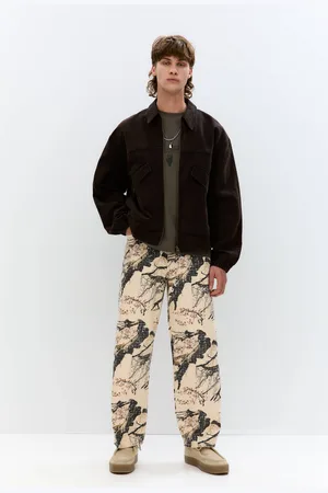 Pull&Bear Branch Print Trousers