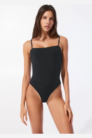 Pull&Bear Basic Swimsuit With Straps