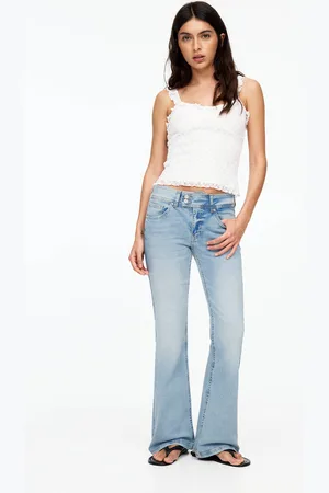 Pull&Bear Low-Rise Boot-Cut Jeans