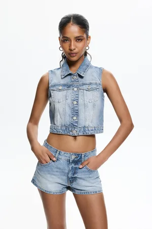 Pull&Bear Denim Waistcoat