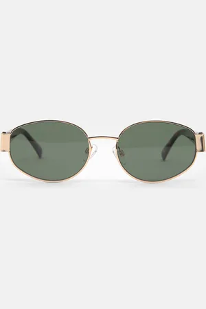 Pull&Bear Metal Sunglasses With Wide Temples