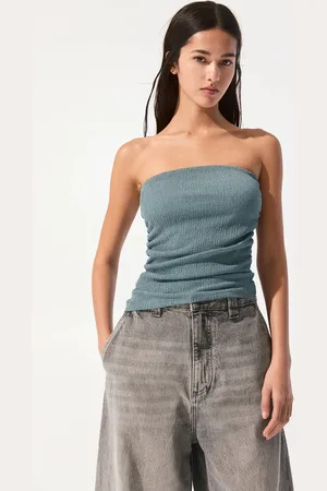 Pull&Bear Asymmetric Bandeau Top