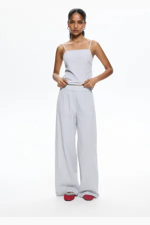Pull&Bear Gingham Check Trousers