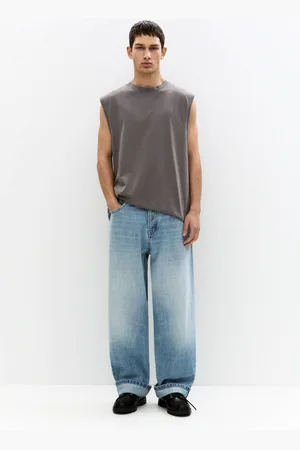 Pull&Bear Loose Selvedge Baggy Jeans