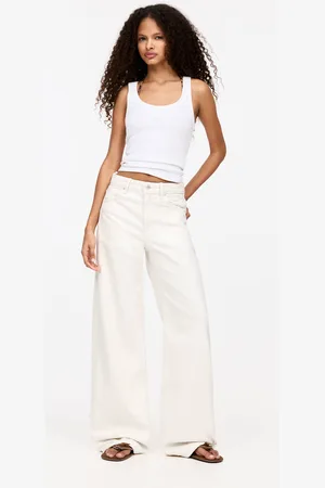 Pull&Bear High-Waist Wide-Leg Jeans