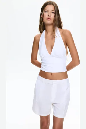 Pull&Bear Open Back Halter Top