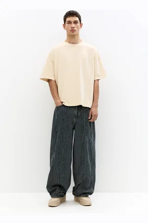 Pull&Bear Pleated Super Baggy Jeans