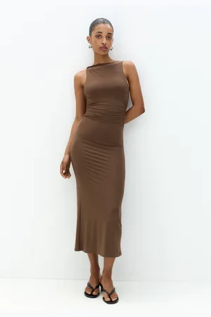 Pull&Bear Fitted Midi Dress