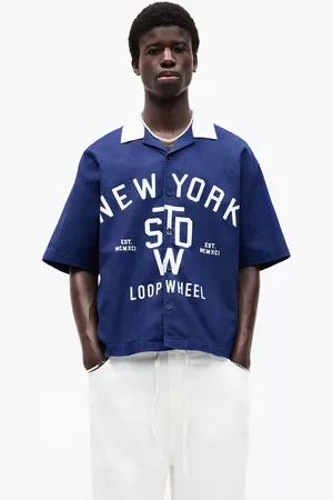 Pull&Bear Baseball Shirt With Contrast Collar
