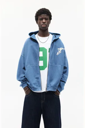 Pull&Bear Blue Goodyear Hoodie