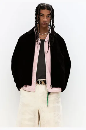 Pull&Bear Black Faux Suede Jacket