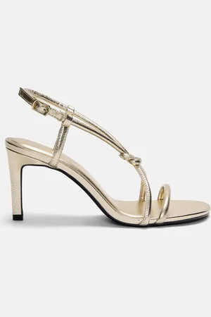 Pull&Bear Knotted High-Heel Sandals