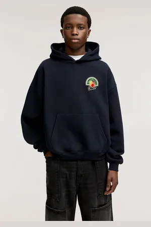 Pull&Bear Peach Graphic Hoodie