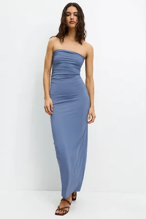 Pull&Bear Strapless Polyamide Dress